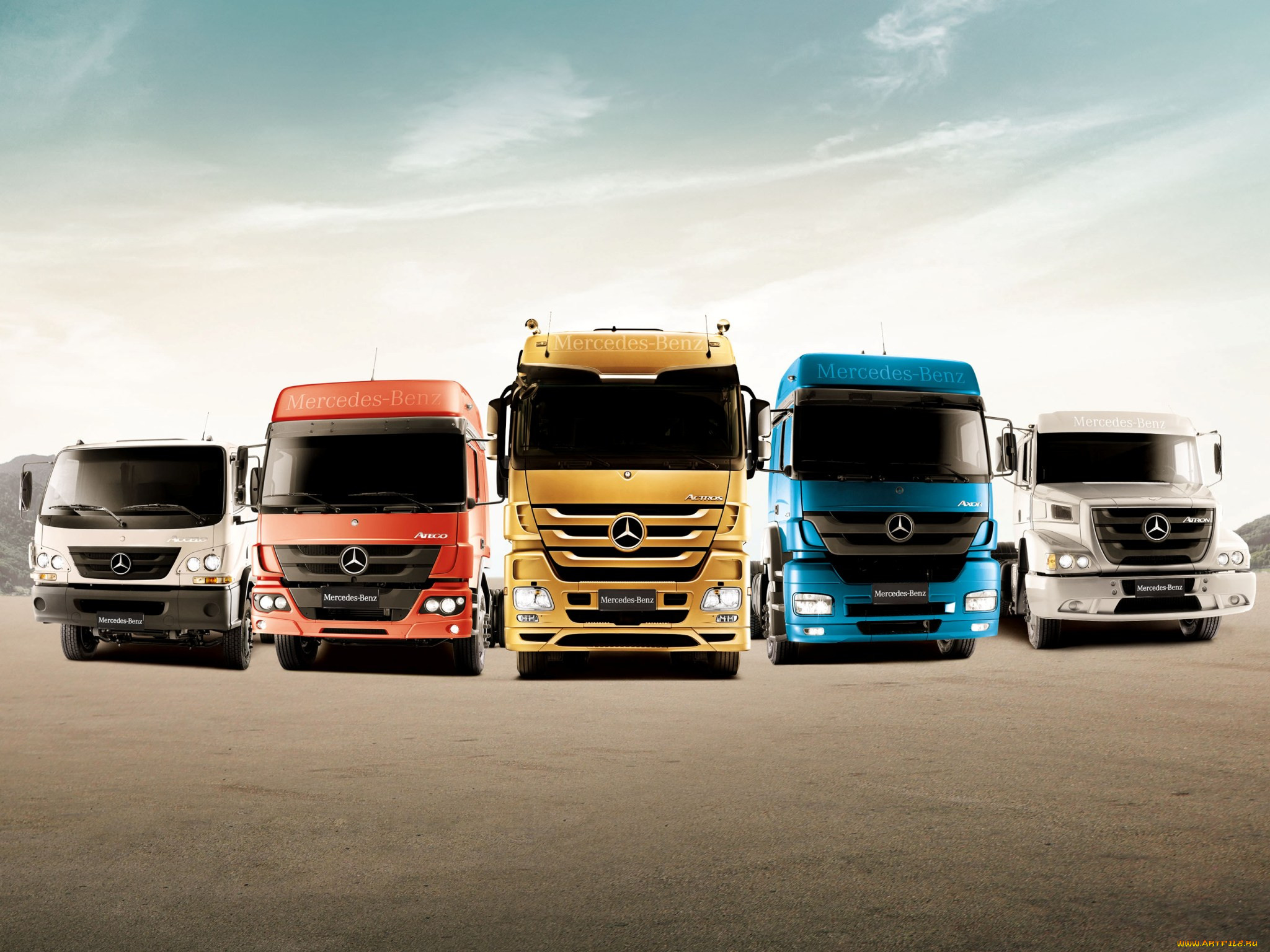 mercedes, benz, , trucks